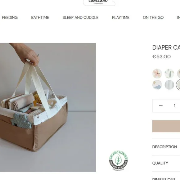 Cam Cam Dreamland Caddy - NWOT!
